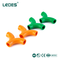 Fabricants de tuyaux PPR, raccord en Y à 3 voies, accessoires de tuyaux PPR de qualité supérieure