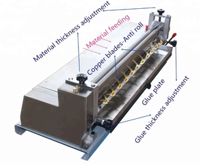 Machine à coller les étiquettes Double100 professionnelle en latex blanc pour boîtes en carton en stock - Product Image 3