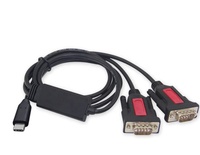 Cable de producción profesional personalizado de fábrica, Cable de serie tipo C macho a macho DB9 RS232 con Chip PL2303