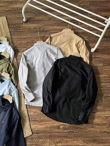 Camisa de manga larga para hombre, estilo casual vintage, 100% algodón, con bordado de caballo, estilo Ralph Lauren. - Product Image 3