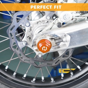 NiceCNC pour KTM 2024 EXC 300 M22xP1.5 écrou de broche de blocage de roue arrière EXC-F 350 XCW 300 2024 SX <span class=keywords><strong>125</strong></span> SX-F 350 XC XCF 2023 2024 - Product Image 5