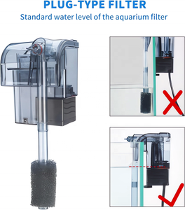 Filtro <span class=keywords><strong>de</strong></span> Esponja Multifuncional para Acuario <span class=keywords><strong>de</strong></span> Cascada para Colgar, Bomba <span class=keywords><strong>de</strong></span> Oxígeno Externa y Filtro <span class=keywords><strong>de</strong></span> <span class=keywords><strong>Agua</strong></span> para Pecera - Product Image 5