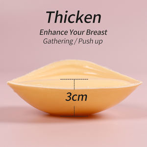 Sujetador <span class=keywords><strong>de</strong></span> espuma Insertar Doble cara Adhesivo Silicona Pegamento Pegajoso <span class=keywords><strong>Push</strong></span> <span class=keywords><strong>up</strong></span> V Forma Sujetador Copa - Product Image 3