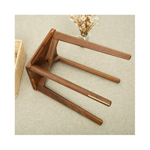 Modern Minimalist Wooden <b>Stool</b> Square Design Durable Home Living Room Adult High <b>Stool</b> For <b>Dining</b> <b>Table</b> Use - Product Image 5