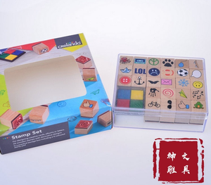 Ensemble de timbres en bois 2025 beaux timbres artisanaux d'impression en caoutchouc en bois personnalisés - Product Image 3