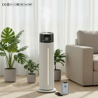 Humidificateur d'air intelligent numérique ultrasonique de 10 L pour usage commercial, aromathérapie, grande capacité, pour la maison et les grandes pièces, avec Wi-Fi Tuya