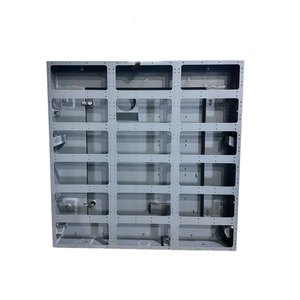 Quảng cáo LED hiển thị tủ ngoài trời không thấm nước p3p4 tấm kim loại hiển thị LED khung màn hình tùy chỉnh màu sắc LED hộp rỗng - Product Image 6