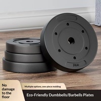 Disques de musculation universels de 5 kg avec grand trou central, plaques de poids durables pour la musculation à domicile