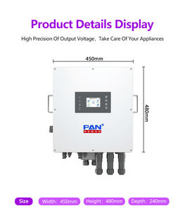 อินเวอร์เตอร์ 3 เฟส 20 กิโลวัตต์ ผลิตอย่างแม่นยำ มาตรฐาน IP65 พร้อมตัวติดตาม MPPT 2 ตัว เหมาะสำหรับการใช้งานหลากหลายรูปแบบ - Product Image 2
