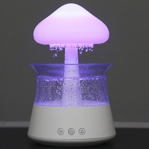 Colorful LED Night Light 300ml Waterdrop Rain <strong>Cloud</strong> Ultrasonic Humidifier Mushroom <strong>Cloud</strong> <strong>Raindrop</strong> Essential Oil <strong>Diffuser</strong> - Product Image 1