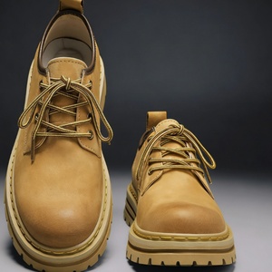 Botas Formales de Cuero Genuino para Hombre, Personalizables, de Lujo, Impermeables, con Cordones, para Oficina y Carrera Profesional - Product Image 3