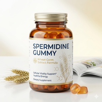 Extrait de Spermidine Naturel Rainwood 1% 98% en Poudre – Ingrédient Derivé du Germe de Blé pour Produits Gommeux – Vente en Gros
