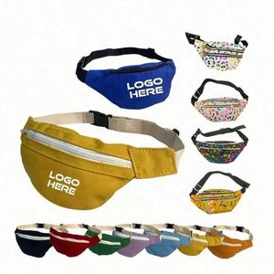 Riñonera de Poliéster Personalizada, Impermeable, con Diseño Bordado, para Viajes, Deportes y Running, con Cierre - Product Image 1