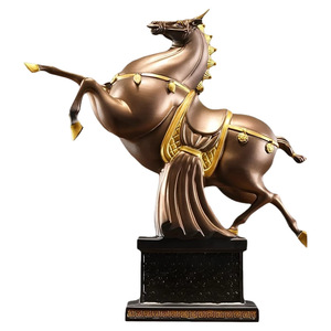 The Charger Don Horse Articles de décoration, Ornement pour salon, Céramique artisanale créative pour la maison et le bureau - Product Image 5