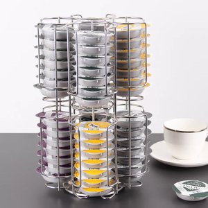Tassimo 48 dosettes de café <span class=keywords><strong>T</strong></span>-<span class=keywords><strong>DISC</strong></span> porte-capsule distributeur chambre cuisine accessoires métal carton boîte fer multifonction LFGB - Product Image 1