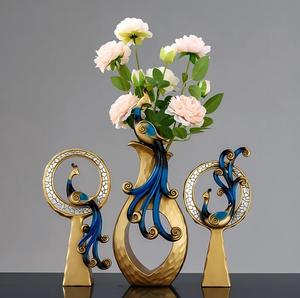 Органайзер для ручек из смолы в скандинавском минималистичном стиле с ручной росписью в древнеегипетском стиле, дизайн «Павлин» |   Креативный - Product Image 5