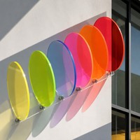 Feuille acrylique multicolore de 2 mm, 3 mm, 4 mm, 5 mm, épaisseur 1/8