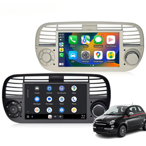 Autoradio Android 13 con Schermo da 7/9 Pollici per Fiat 500 8+128GB Lettore Multimediale GPS con Carplay e Android Auto - Product Image 1