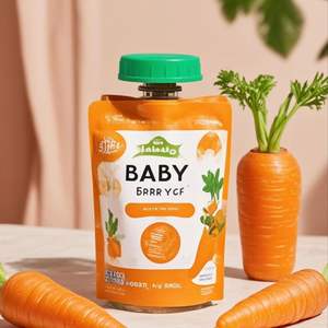 Pochettes à bec verseur personnalisées à faible MOQ, emballages vides en plastique transparent rechargeables pour jus, boissons et aliments pour bébés - Product Image 5