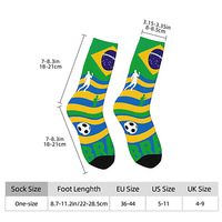 Chaussettes hautes personnalisées avec logo pour enfants et jeunes, motif 3D coloré, respirantes, en polyester écologique