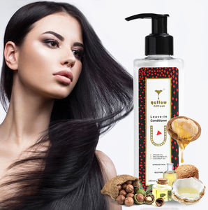 Crema Acondicionadora Sin Enjuague con Aceite de Argán, Aminoácidos y Hierbas, Anti-Frizz, Desenredante, Suavizante, Hidratante y Nutritiva para Cabello Rizado y Dañado - Product Image 4