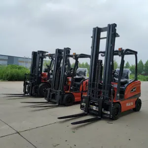 Fabrika fiyat elektrikli mini forklift 1.5 ton 2 ton 2.5 ton katı lastik otomatik 4x4 lityum pil asansör kamyon forklift elektrikli