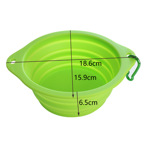 Tazones de Viaje Plegables Ecológicos para Perros y Gatos, de Silicona, Duraderos, Aptos para Lavavajillas, Portátiles para Acampar y Pasear - Product Image 6