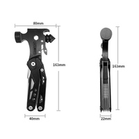 Marteau combiné d'urgence pour véhicule, pince multifonctionnelle, marteau à griffes, outil pliable portable
