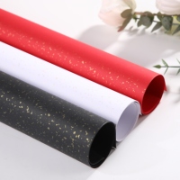 Papier d'emballage cadeau de luxe en or et argent pour la fête nuptiale