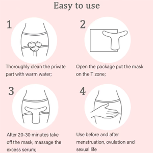 OEM/ODM prodotti per la cura intima femminile comprimono freddo Bikini a forma di T maschera in fogli di pizzo Gel di gelatina <span class=keywords><strong>Yoni</strong></span> - Product Image 6