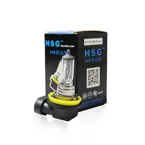 Lâmpada transparente de halogênio, h4 12v 60/55w p43t farol automotivo 12v peças de carro