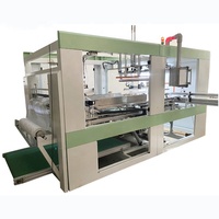 Machine d'emballage entièrement automatique pour bouteilles en plastique vides, avec film en rouleau, pour bouteilles PET et PE