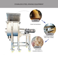 Mélangeur à ruban horizontal silencieux et compact pour un mélange uniforme de poudres et de particules
