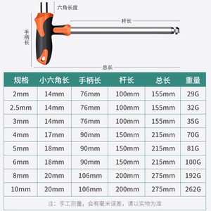 Baolian Hex Key Set S2 Tool Steel Chrome Plated Diy Multi Functional Tool - Product Image 2