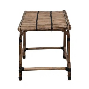 Wholesale Customizable Rattan Woven Dining <b>Table</b> Bench and Chair <b>Stool</b> for Outdoor Cotton Minimalist Sponge Living Room Chair - Product Image 2