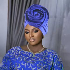 Donne etniche fiore turbante cappello poliestere accessori <span class=keywords><strong>per</strong></span> <span class=keywords><strong>capelli</strong></span> <span class=keywords><strong>per</strong></span> le signore del partito copricapo stile africano <span class=keywords><strong>Bandana</strong></span> - Product Image 3