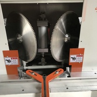 Machine à découper l'aluminium simple, machine à découper à 90 degrés et à 45 degrés avec support d'alimentation, indicateur de longueur numérique pour cadre photo