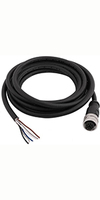 Connecteur M12 étanche IP68 personnalisé en usine, mâle-femelle droit, avec câble de capteur et connexion à vis pour câblage