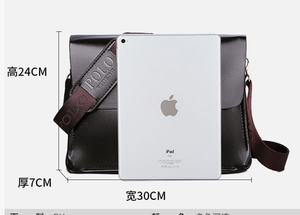 <span class=keywords><strong>Borsa</strong></span> a Tracolla in Pelle PU da Uomo, Stile Casual Business, Design Verticale Trendy per il Commercio Estero - Product Image 5