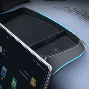 Caja de almacenamiento trasero para tablero de instrumentos, organizador de pantalla de navegación, ABS <span class=keywords><strong>flocado</strong></span>, accesorio de sellado BYD, 2023 - Product Image 3