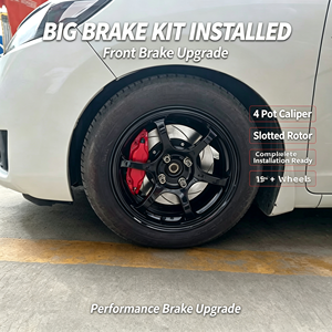 Venta de Fábrica Kit de Pinza de Freno de Disco de Carreras <span class=keywords><strong>Pequeño</strong></span> 7600 de 4 Pistones para Honda Civic para <span class=keywords><strong>Toyota</strong></span> Yaris Wish Vios Agya - Product Image 6