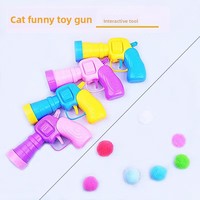 Jouet en peluche interactif pour chat, bâton lanceur silencieux, best-seller, adorable et durable, pour lutter contre l'ennui