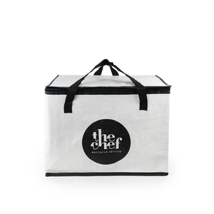 Bolsa Térmica Promocional Desechable Plegable de PP Tejido Laminado Aislante con Espuma de Aluminio EPE Impermeable con Cremallera y Velcro, Totalmente Personalizable - Product Image 3