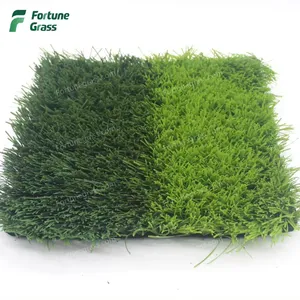 Çin tedarikçiden 5/7/11 yan futbol yapay çim 50mm Bi renk synegrass çim