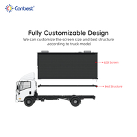 Canbest Boxled P4 4mm 13ft 16ft Outdoor Mobile Digital Truck Box LED-Werbebildschirm für Isuzu-Lkw in den USA