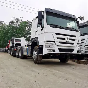 Ucuz fiyat kullanılan Sinotruk 420hp Howo kamyon römork kafası Howo yarı traktör kamyon kullanılır