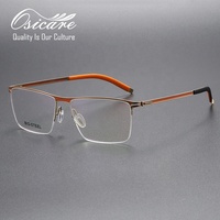 Montures de lunettes sans vis de haute qualité, lunettes optiques unisexes pour hommes, montures de lunettes, porte-lunettes