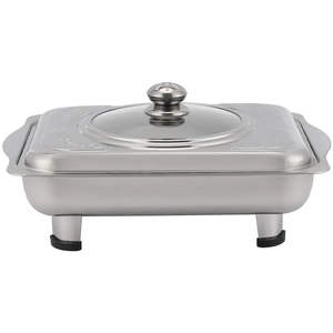 Plateau de service buffet chauffant plat a chafing chaffing, chuffing chaving chaufing dish de table usine prix pour aliment chaud - Product Image 2