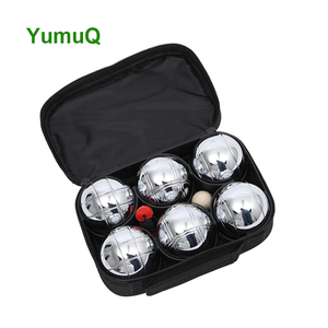 YumuQ 6 pezzi 73mm in metallo migliori giochi sportivi professionale <span class=keywords><strong>Bocce</strong></span> palla Boccia palline Set per allenamento all'aperto - Product Image 1
