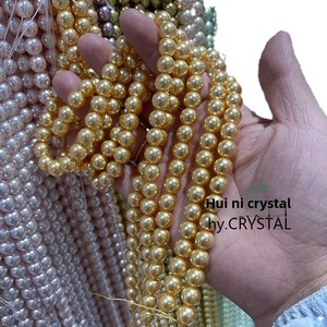 <span class=keywords><strong>Perles</strong></span> d'imitation de cristal 8MM pour colliers faits main, <span class=keywords><strong>perles</strong></span> <span class=keywords><strong>en</strong></span> vrac pour accessoires, vente <span class=keywords><strong>en</strong></span> <span class=keywords><strong>gros</strong></span>, électroplaquées - Product Image 5